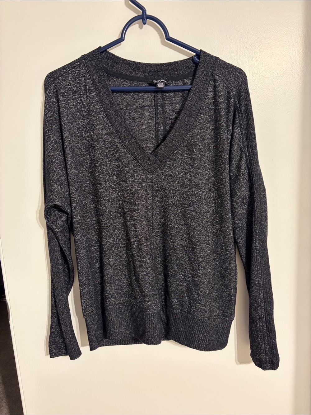 Buffalo David Bitton Charcoal V-Neck Women's Sweater